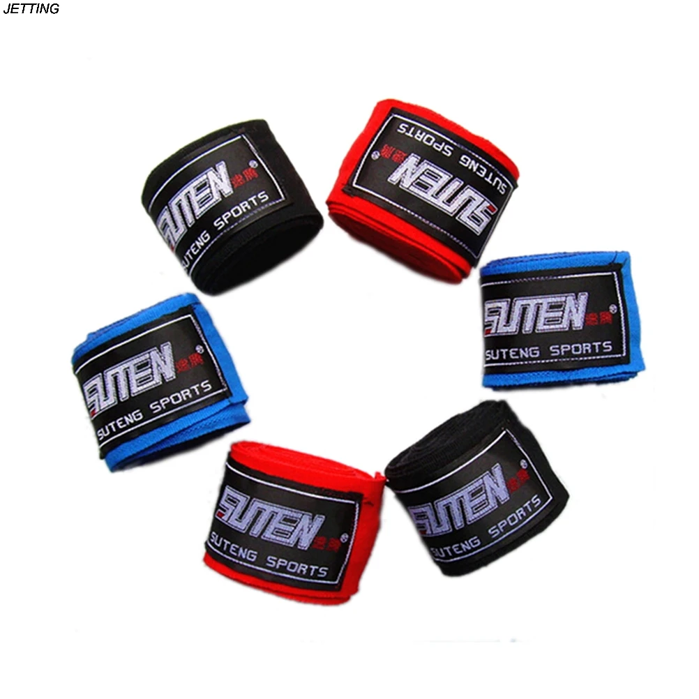 2017 New Hight quality SUTEN MMA 2.5M HANDWRAPS 3 COLORS - Elastic Mexican Pro Boxing Adult PAIR
