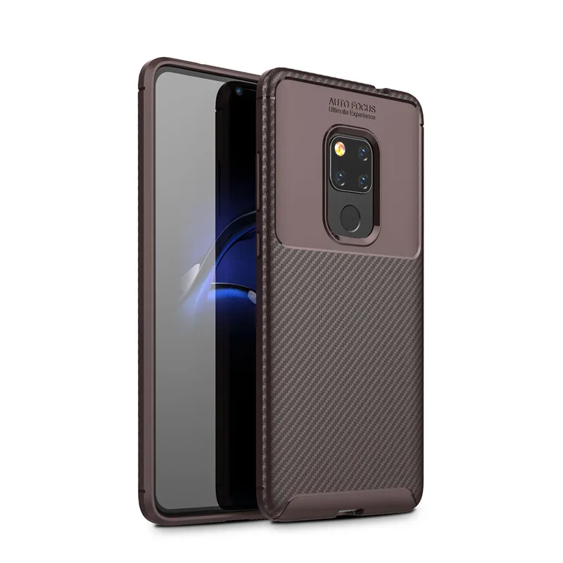 Carbon Fiber Shockproof Armor Cases For Huawei Y9 Y6 Y5 2018 Honor 8X 8XMax Honor Play 7A Note10 P20 P10Lite Plus Mate10ProCase (15)