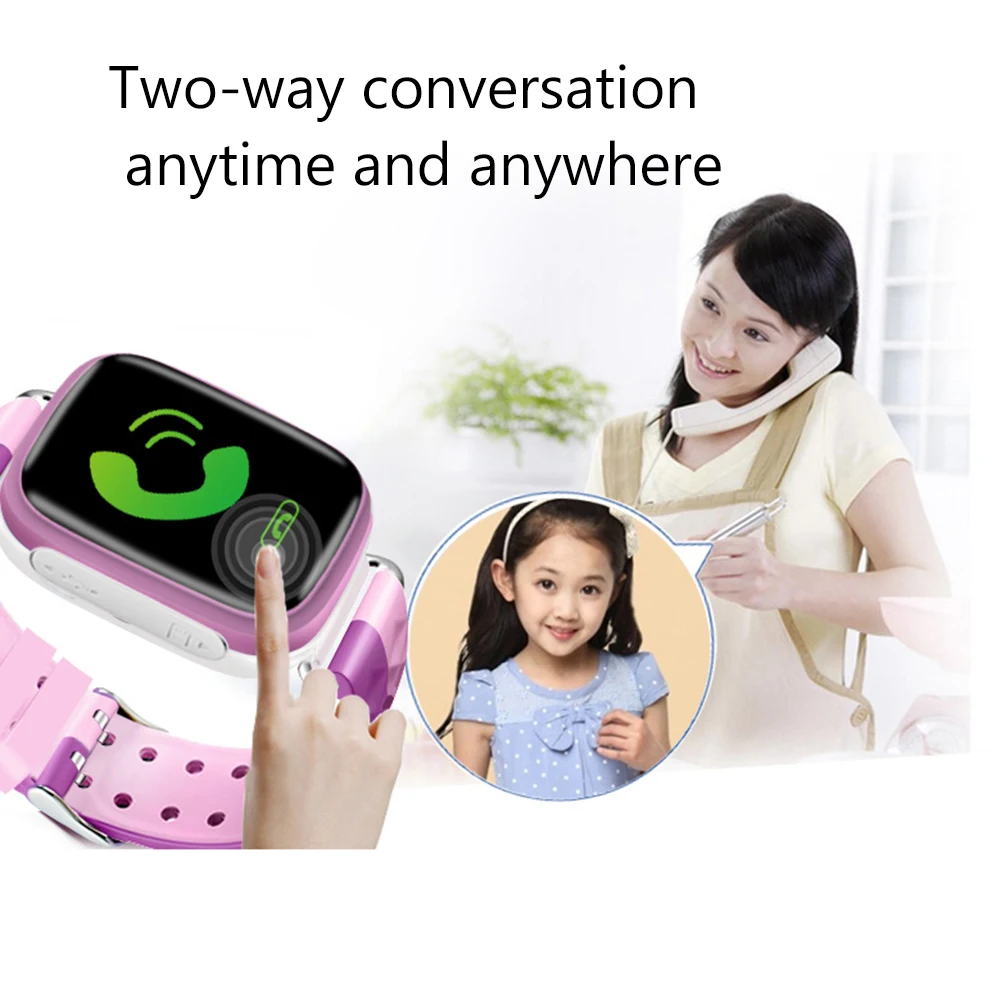 Original Q80 GPS Phone Positioning Children Watches with WIFI SOS Smart Baby Kids Watch Anti Lost 2