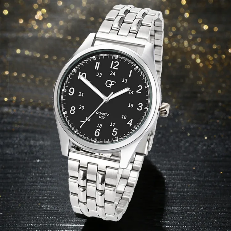 

Fashion High-End Men's Quartz Letter Steel With Watch Pointer Light Series Male Relogio Masculino Watch Men Reloj Hombre