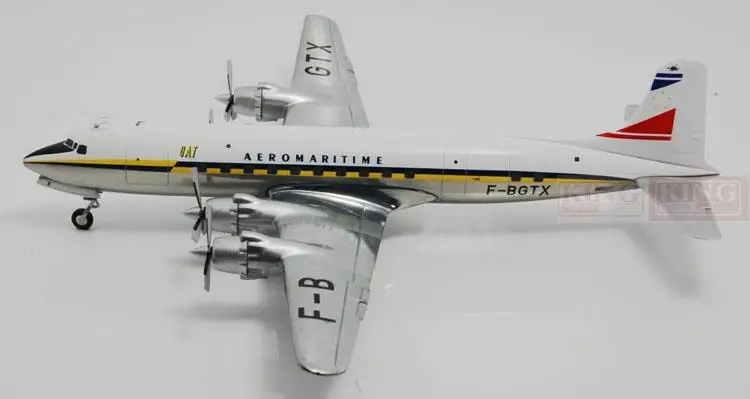

Herpa 556606 Aeromaritime Union DC Transport DC-6B 1:200 commercial jetliners plane model hobby