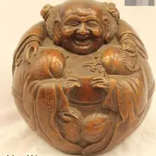 Песня voge gem S6803 " Китай Буддизм Народная отлично Бронза Повезло счастливая земля бабушка Статуя