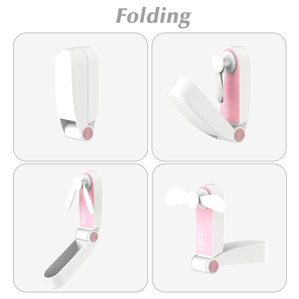 Handheld Fan in Use