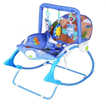 

Disassemble Metal Baby Cradle With Light Music Multi-function Baby Bed With Music Cradle Seat Cotton Rocking Chair