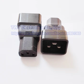 

IEC C20 Male Plug to C13 Female Socket Power Adapter For PDU PSU USP , C20 to C13 Converter.15A, 10pcs,Free shipping