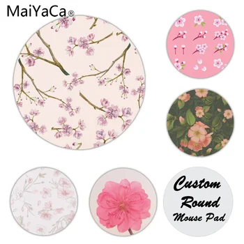 

MaiYaCa Peach Blossom gamer play mats Mousepad Size for 22x22x0.2cm Gaming Mousepads