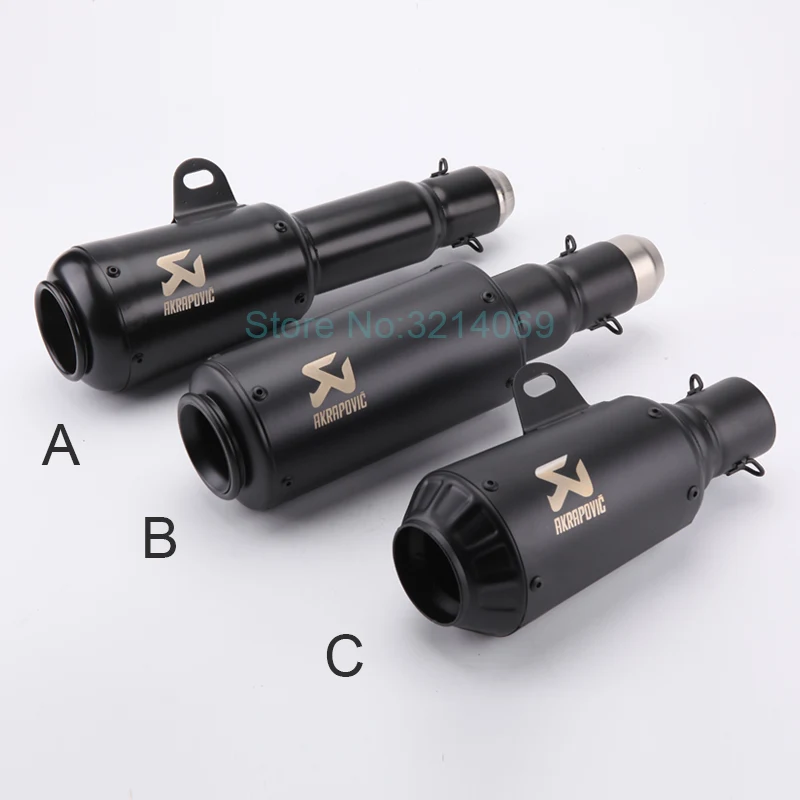 Láser 51mm de Akrapovic silenciador de Escape para BMW C650 Universal completa del sistema de tubo de Escape GP ATV motocicleta silenciador de Escape