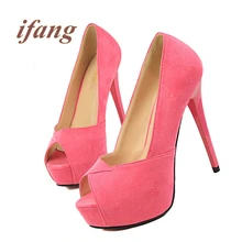 2016 Buckle Platform Sandals font b Women b font Pumps Sexy High Heels Shoes Open Toe