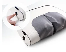 Massager Pillow Electric Kneading Infrared Heating Therapy Neck Pain Relief Health Care Acupressure Shiatsu Massage Machine Tool