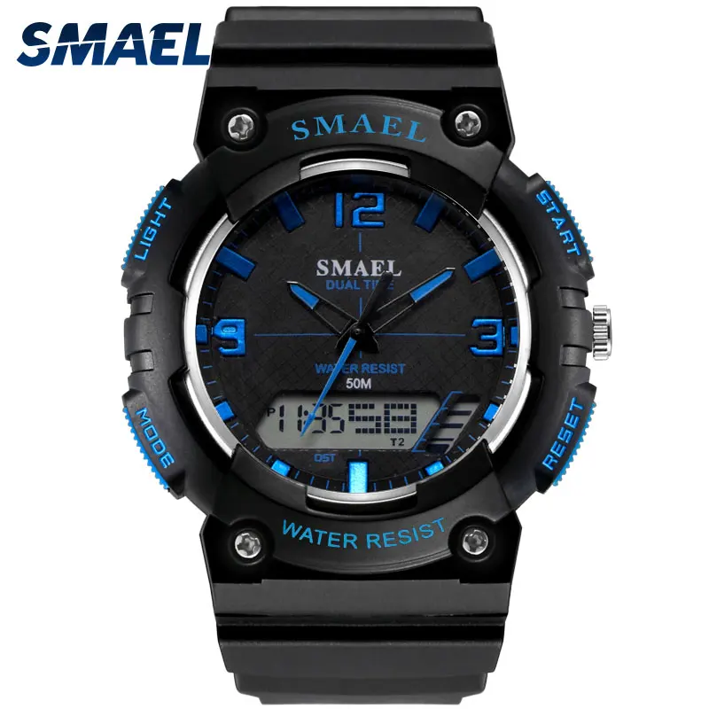 

Fashion Simple Style Man Watch Special Pointer Men Fashional Decorative Watch 50 Meters Waterproof Electronic Watch SMAEL 1539C