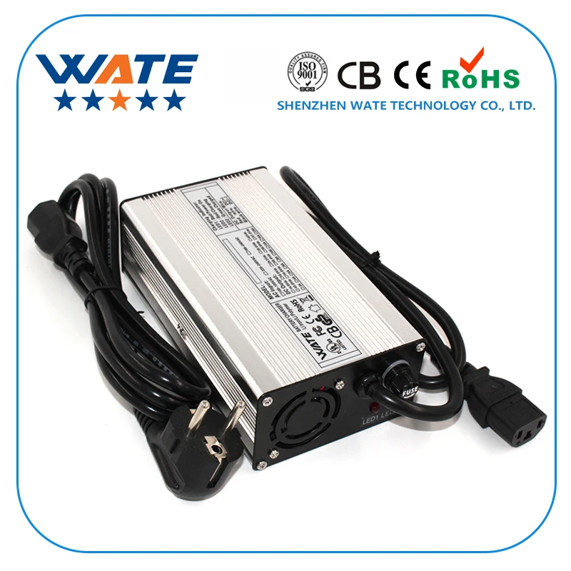 

Free shipping 42V 4A charger Output 42V 4A aluminum case charger Used for 36V Li-ion battery charging Hight Power Smart Charger