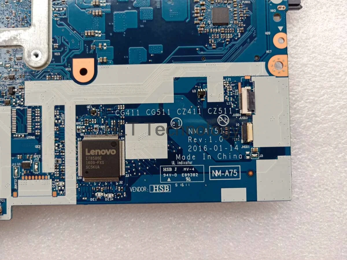 HOLYTIME Laptop Motherboard For lenovo 310-15ISK 510-15ISK CG411 CG511 CZ411 CZ511 NM-A751 5B20L357