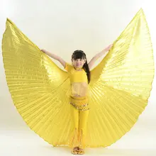 Детские крылья для танца живота, восточные дизайнерские крылья для девочек, без палочек