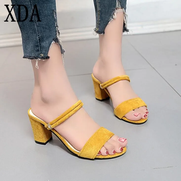 XDA Women Shoes Korean Sandals  2022 Fashion Summer Sandals  