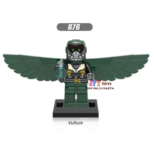 50 шт. Супер герои Marvel Человек-паук модель для выпускного бала стервятник строительный блок для хобби детские игрушки