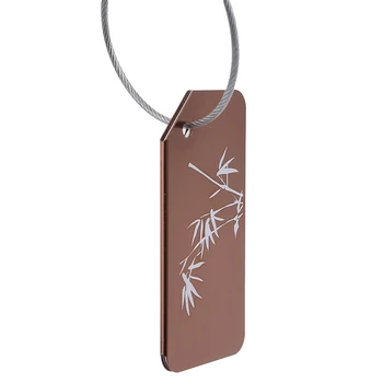 

High-grade Aluminum Luggage Tag Funky Travel Luggage Suitcase Label Name Address Tag Fashion Luggage Baggage Boarding Pass Board