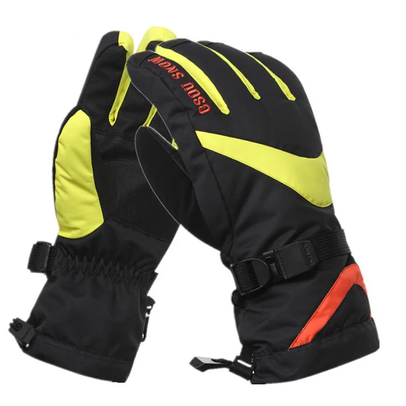Gsou Snow Waterproof Ski Gloves Touch Men Snowboard Glove Windproof