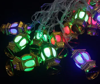 

Chinese Golden lanterns RGB Flashing Led String Christmas Lights 4m 20leds for Xmas Holiday Party Wedding Decoration AC110V~220V