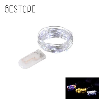 

1M 3M 5M LED String lights Copper Wire light chain Holiday lighting Fairy Garland For Christmas Tree Wedding Party Decoration