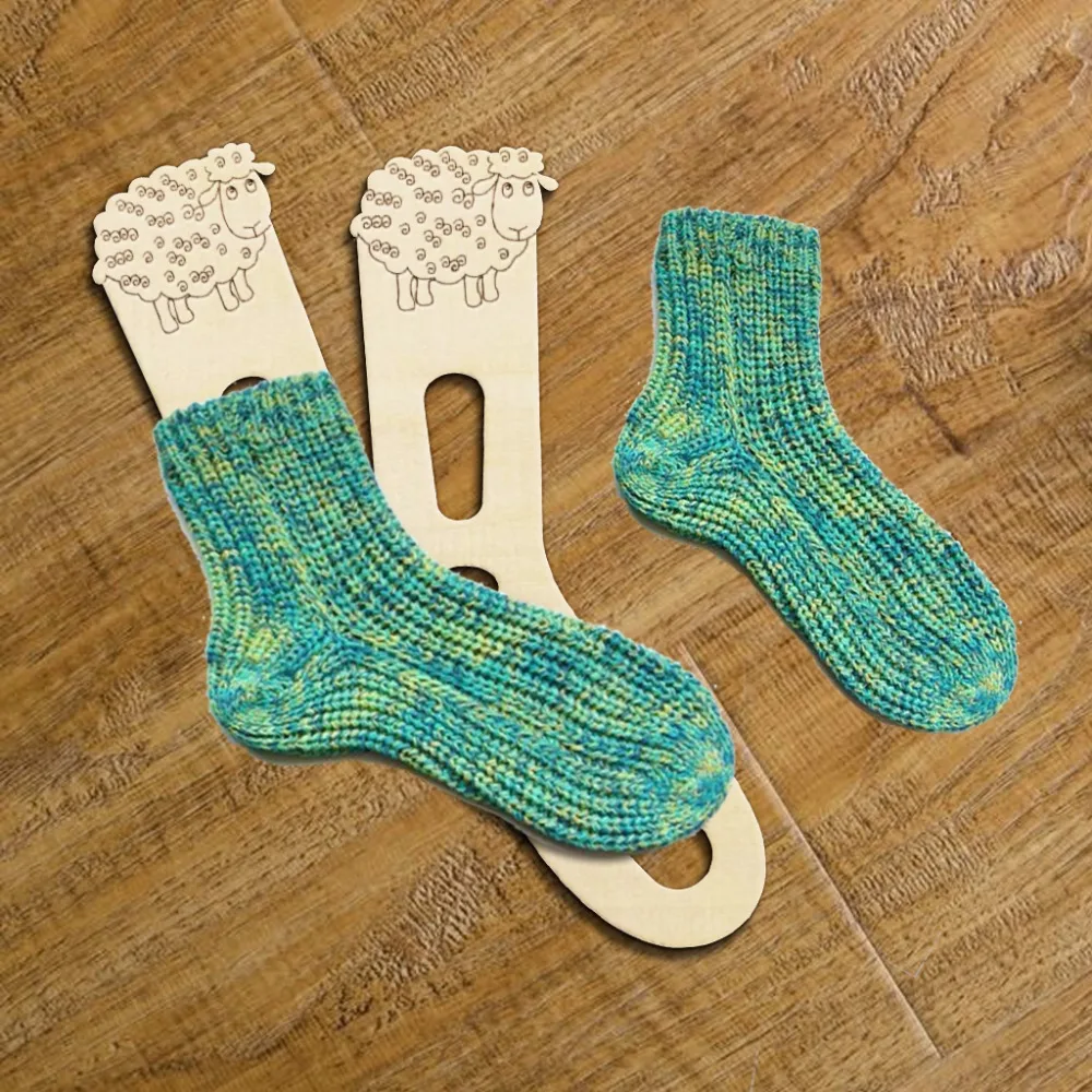 2 шт. носки блокаторы подарок для вязаный деревянный Вязание инструмент идея подарка для мамы сестра подруга