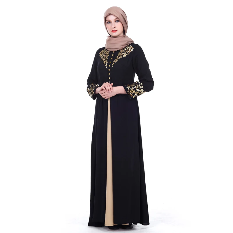 Мусульманское исламское женское платье хиджаб традиционный Арабский Дубай абайя длинное обтягивающее платье Femme кафтан Турецкая верхняя