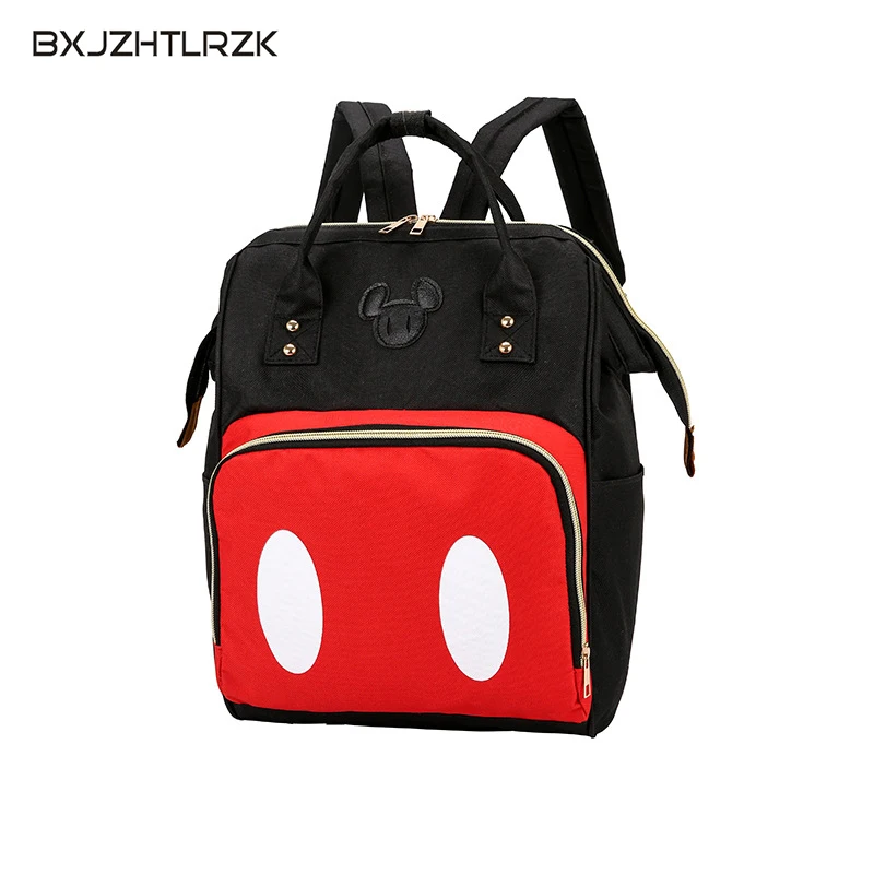

BXJZHTLRZK large capacity backpack Oxford cloth shoulder bag large travel bag waterproof maternity diaper bag