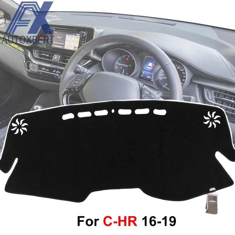 

AX Xukey For Toyota CHR C-HR Dash Cover Mat Dashmat Dashboard Cover Carpet Pad 2016 2017 2018 2019