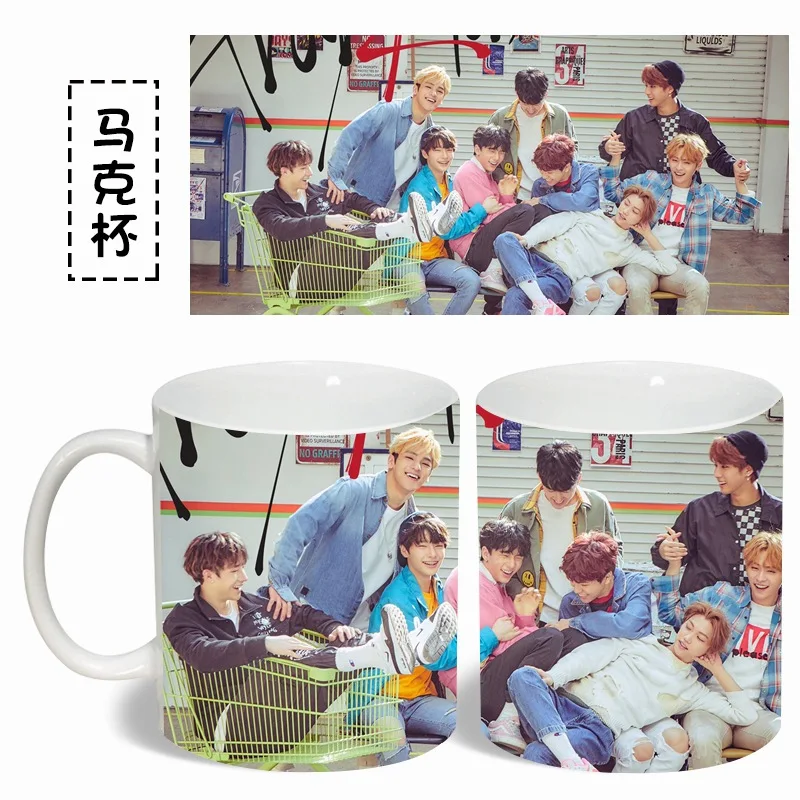 

[MYKPOP]STRAY KIDS Mug Coffee Water Milk Ceramic Cup Creative KPOP Fans Collection SA18061210