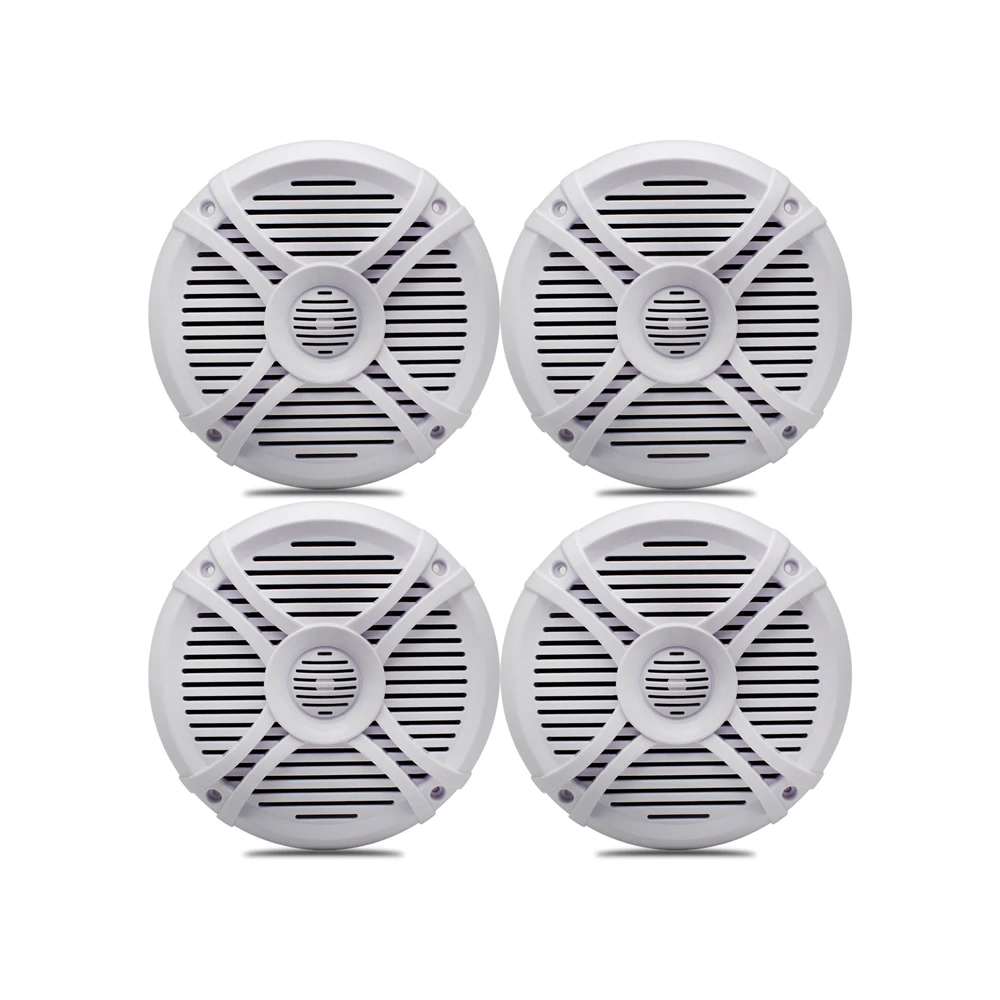 6 Inch Heavy Duty 2 Way Black 120W Pair Marine/Outdoor Speakers 6 Inch Heavy Duty 2 Way Black 120W Pair Marine/Outdoor Speakers