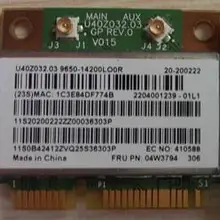 BroadCom BCM43142 BCM943142HM FRU: 04W3837 Половина мини PCI-E Wlan wifi Bluetooth 4,0 карта для lenovo B5400 M5400 M5400S M5400