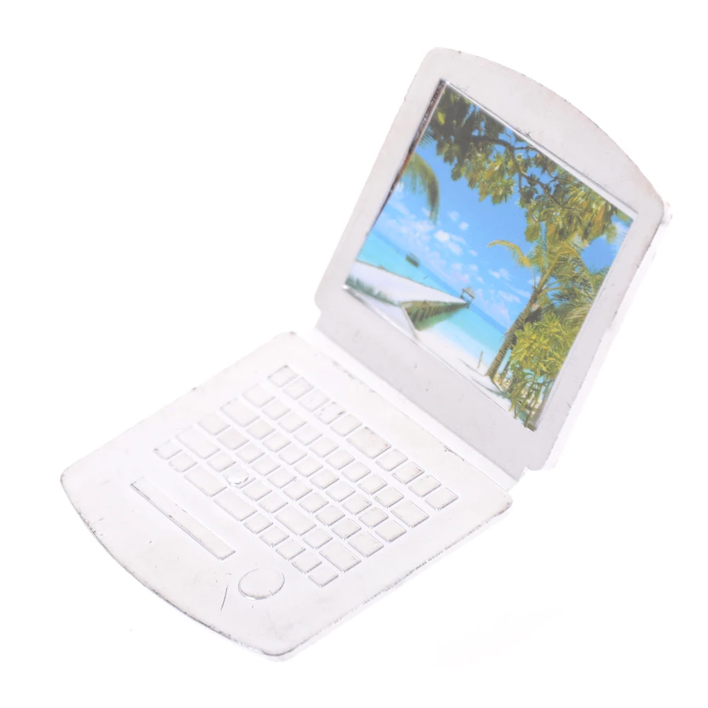 2018 NEW doll house BJD scene MINI laptop computer simulation for barbie doll,1/4 1/6  bjd doll laptop computer