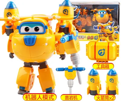 3 вида стилей Набор инструментов для деформации Super Wings Donnie Deluxe & Dizzy трансформация