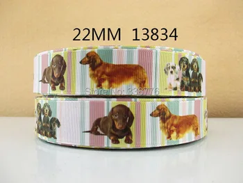 

10Y13834 kerryribbon tape 7/8" grosgrain printed ribbon polyester diy headwear garment accessories ribbon