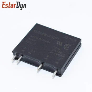 

50PCS/LOT solid state relay G3MB-202P DC-AC PCB SSR In 5VDC,Out 240V AC 2A