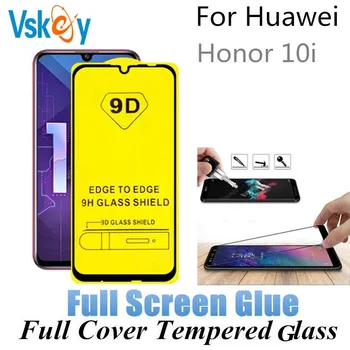 VSKEY 10 個フル接着剤強化ガラス Huawei 社メイト 10 プロフルカバースクリーンプロテクターメイト 10 Lite 保護フィルム