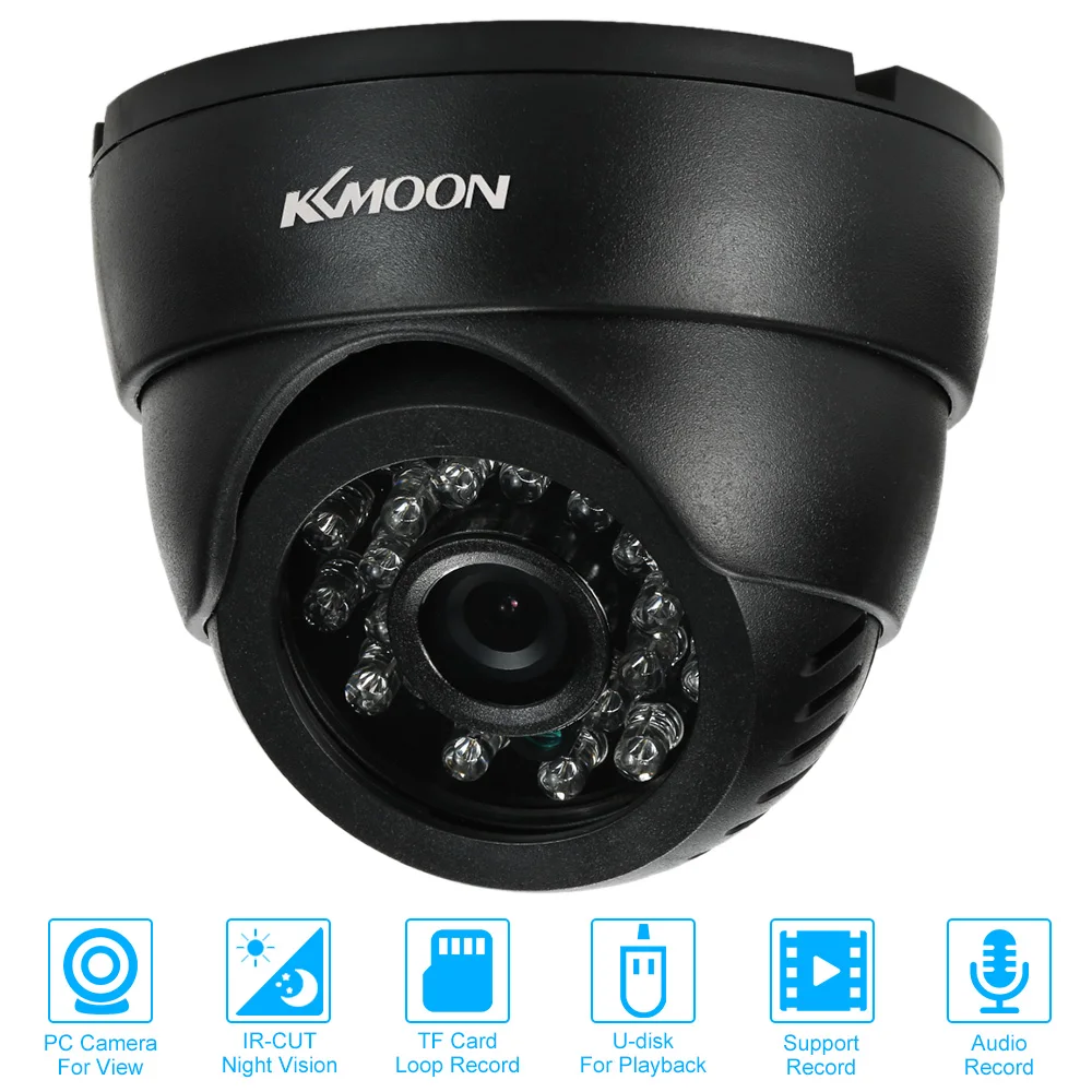 bilder für KKmoon Videoüberwachung DV DVR Dome Kamera 0.3MP VGA 24 IR LEDs Nachtsicht Usb-festplatte PC Cam Unterstützung Audio Tf-karte Loop Record bilder für KKmoon Videoüberwachung DV DVR Dome Kamera 0.3MP VGA 24 IR LEDs Nachtsicht Usb-festplatte PC Cam Unterstützung Audio Tf-karte Loop Record