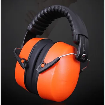 소음 방지 안전 귀마개, 조정 가능한 머리 위 SNR-35dB 귀 보호대, 작업 공부 촬영 드럼 청력 보호