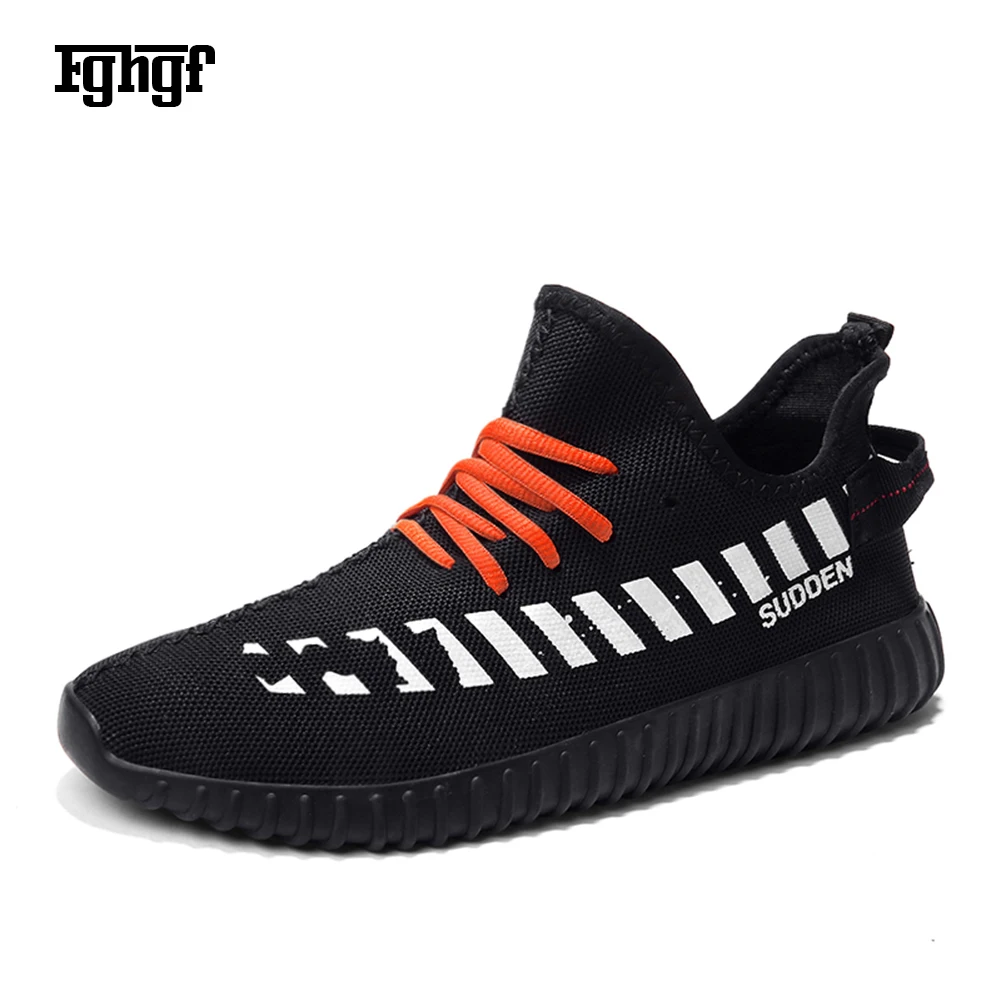 Новинка 2019 мужские модные кроссовки с сетчатой поверхностью дышащие прочные на