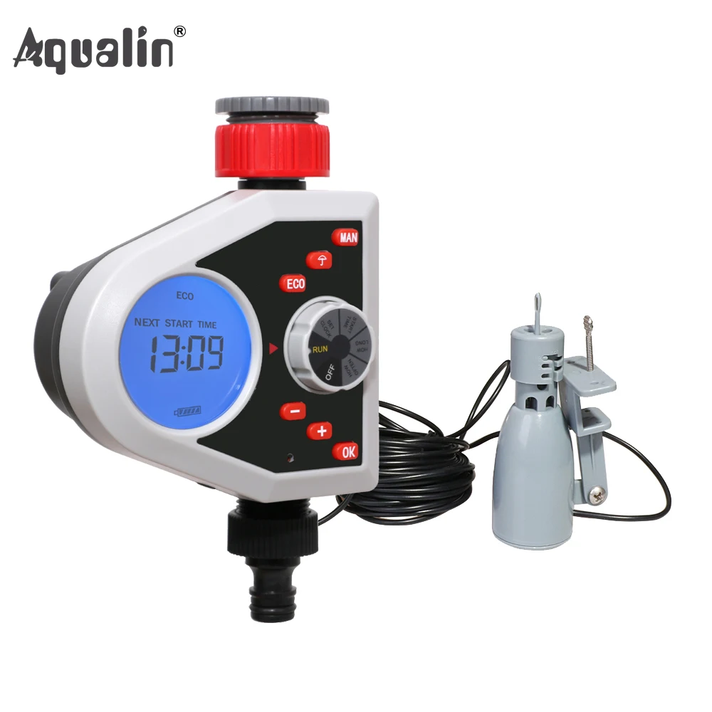 LCD Display Garden Automatic Watering Timer Digital Electronic Solenoid ...