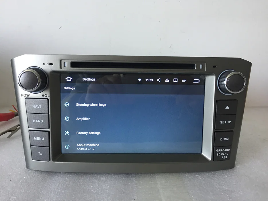 Top 1024x600 quad core,7" Android 7.1 for Toyota Avensis  2003-2008 2 din car dvd,gps navigation 3G,Wifi,support dvr,obd2 15