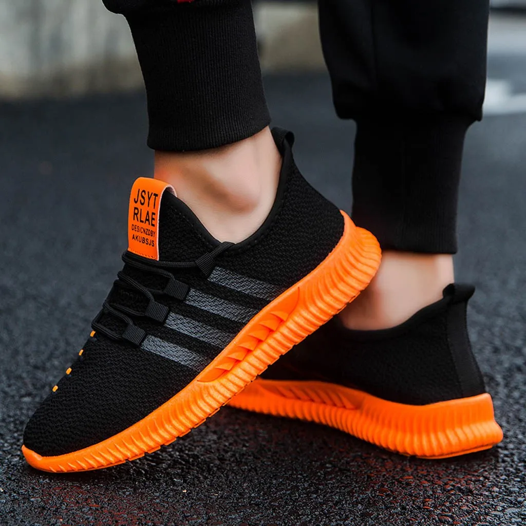 

Fashion Men platform sneakers Walking Casual Shoes Breathable Lace Up Shoes breathable Running Shoes for men masculino