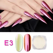 1 коробка Блестящий лак для ногтей акриловый порошок лазер Блестящий Алмаз маникюр Дизайн ногтей хромированный пигмент DIY лак для ногтей художественный Декор порошок