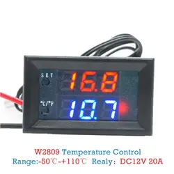 OOTDTY мини-регулятор микрокомпьютерный термостат DC 12 В 20A цифровой настраиваемый регулятор температуры-50-110C