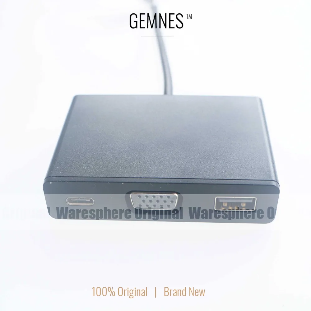 Новый оригинальный 3 в 1 USB C концентратор VGA USB3.0 адаптер для ноутбука Type PD