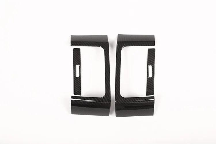 Новинка, углеродное волокно стиль для Landrover Range Rover Sport- ABS пластик сторона AC Vent рамка Крышка отделка