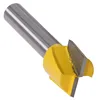 1pc 8mm Shank Cleaning Bottom Router Bit Engraving Bit Solid Carbide Woodworking Tools CNC Milling Cutter Endmill For Wood ► Photo 3/6