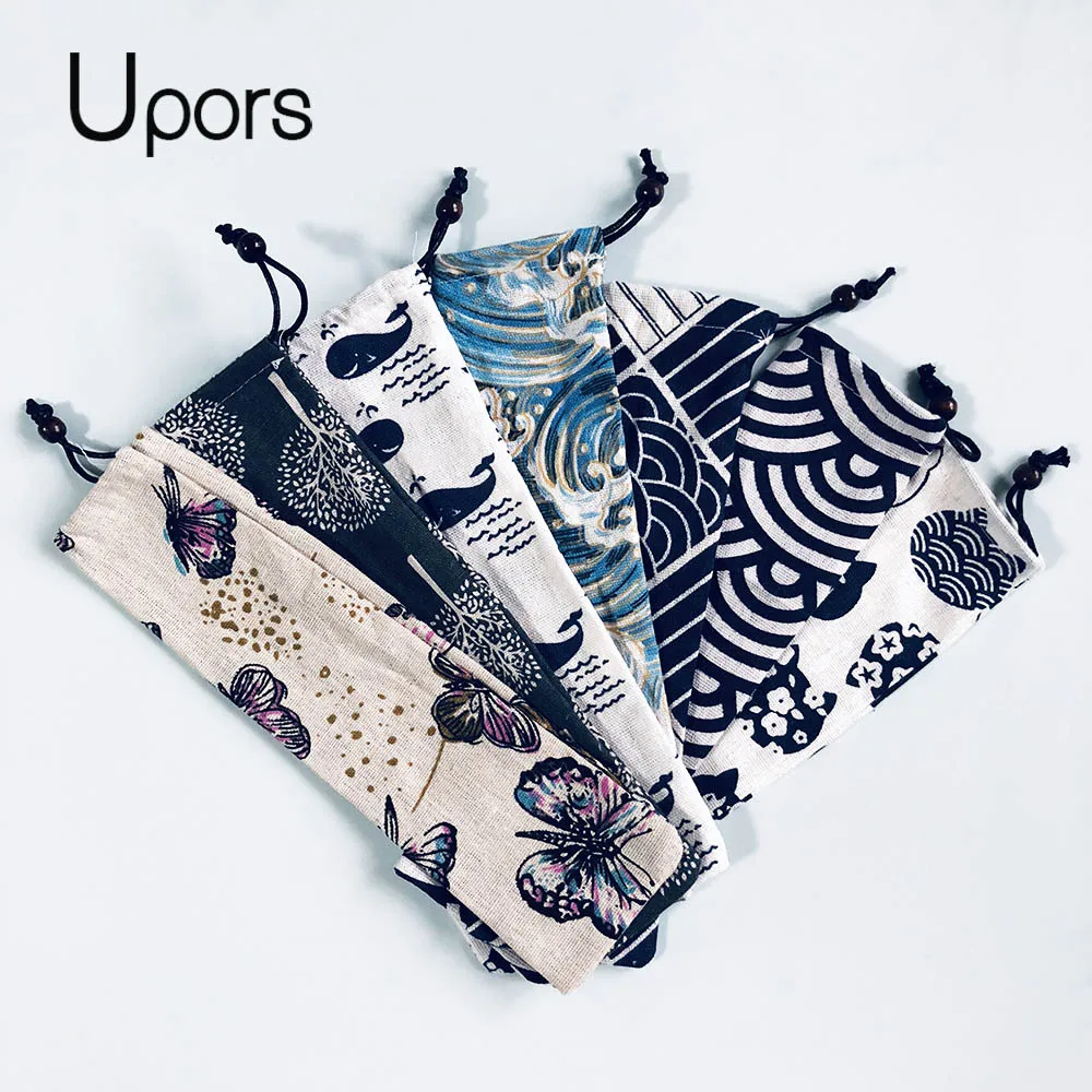 UPORS 100 шт. соломенная сумка соломенный мешочек палочки для еды ложка посуды