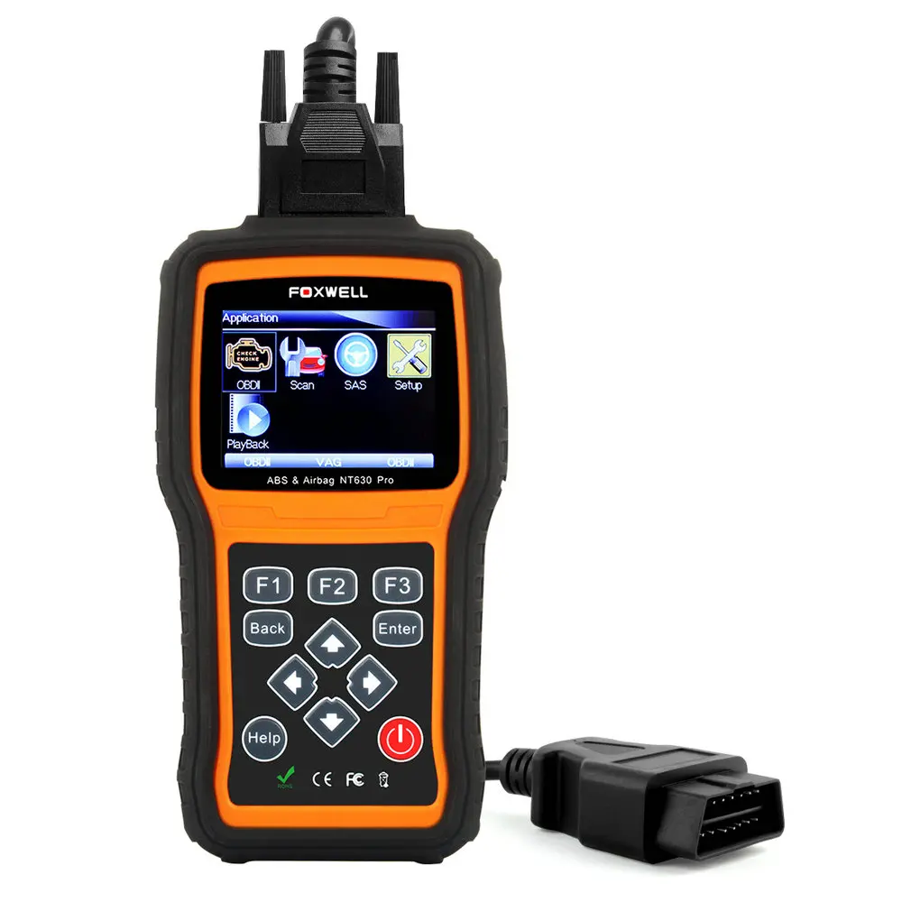 Автомобильный диагностический инструмент сканер Foxwell NT630 AutoMaster Pro ABS SRS подушка безопасности сброс данных