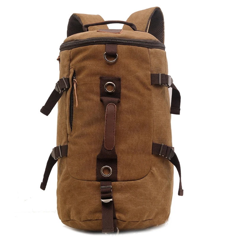 

Multifunction Canvas Men's Backpack Multi-pocket Backpacks Casual Travel Durable Shoulder Bags