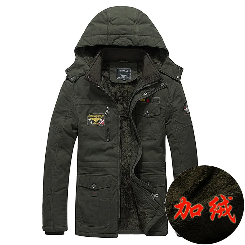

Men Brand Bomber Jacket 2019 New Winter Men's Jackets Fleece Casual Tactical Outerwear Thick Jackets Male Coats